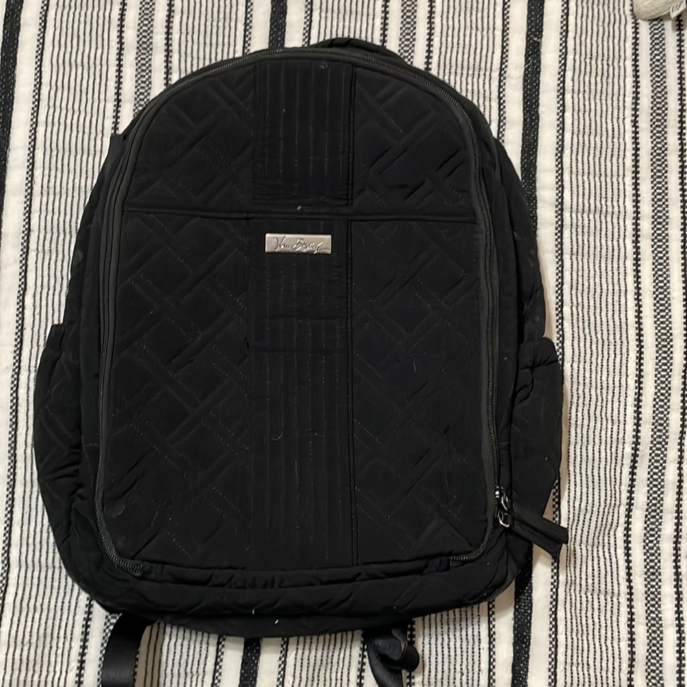 Vera Bradley Black Backpack Diaper Bag